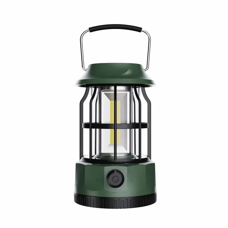 Retro Rechargeable LED Camping Lantern Portable Horse Light Bulb for Outdoor Tent Hiking Emergency Night Lamp Gift New Design