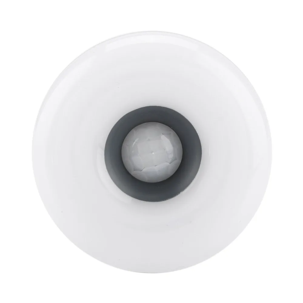 5W PIR Human Body Sensor LED Lamp Warm White 2700-3200K 360° Rotatable Motion Sensor Light 400-450LM Plug in Night Light Garage