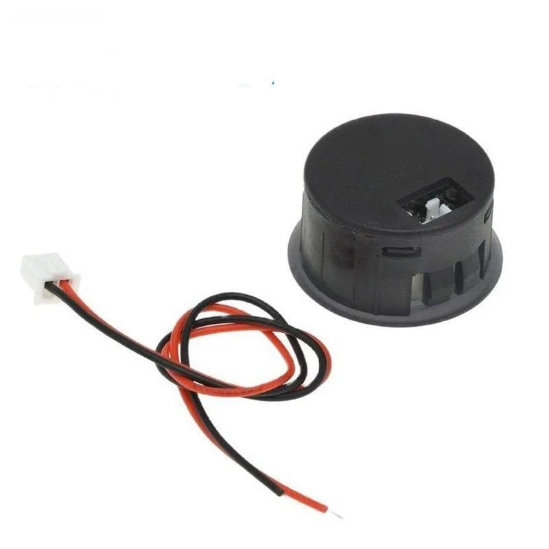 1PC DC 4-100V Round Voltage Meter LED Digital Display Car Voltmeter 12V 24V Waterproof Volt Detector Tester For Vehicle