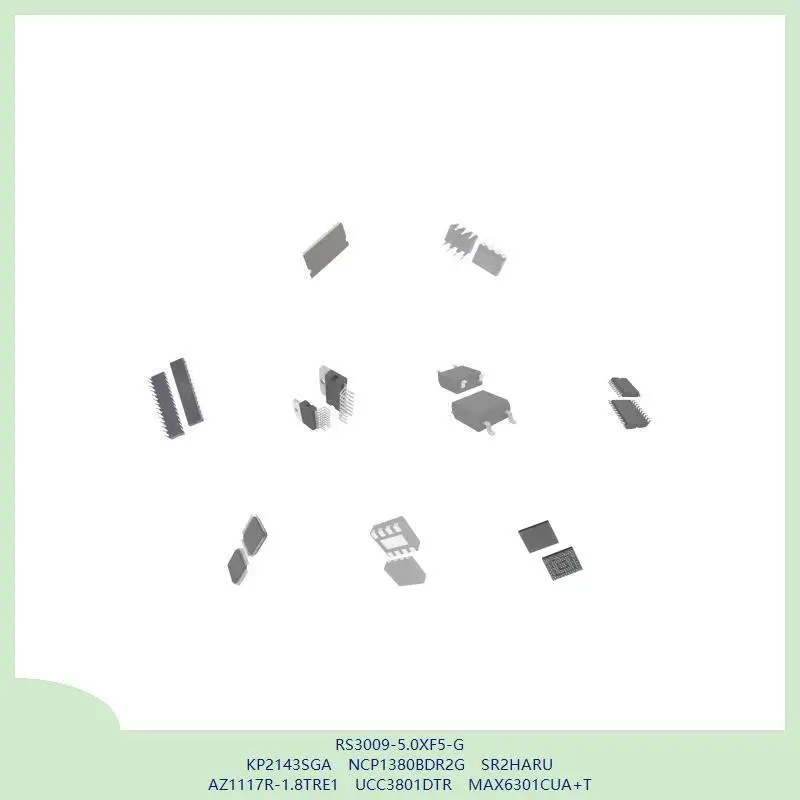 

RS3009-5.0XF5-G KP2143SGA NCP1380BDR2G SR2HARU AZ1117R-1.8TRE1 UCC3801DTR MAX6301CUA+T