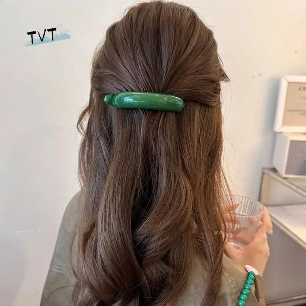 

Cute Korean Style Plastic Banana Clip Ponytail Holder Headwear Vertical Clip Hair Claw Hairpin Korean Hair Clip Women