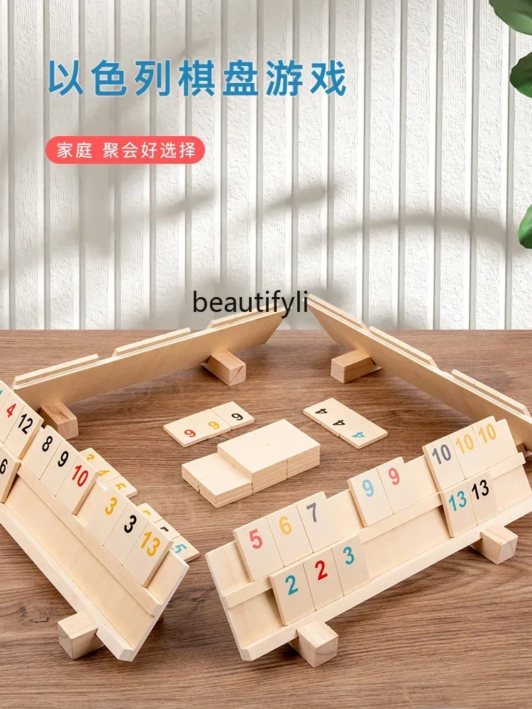 Mahjong cartão de jogo mesa multiplayer quebra-cabeça kara cartão segredo casual festa versão deluxe brinquedo
