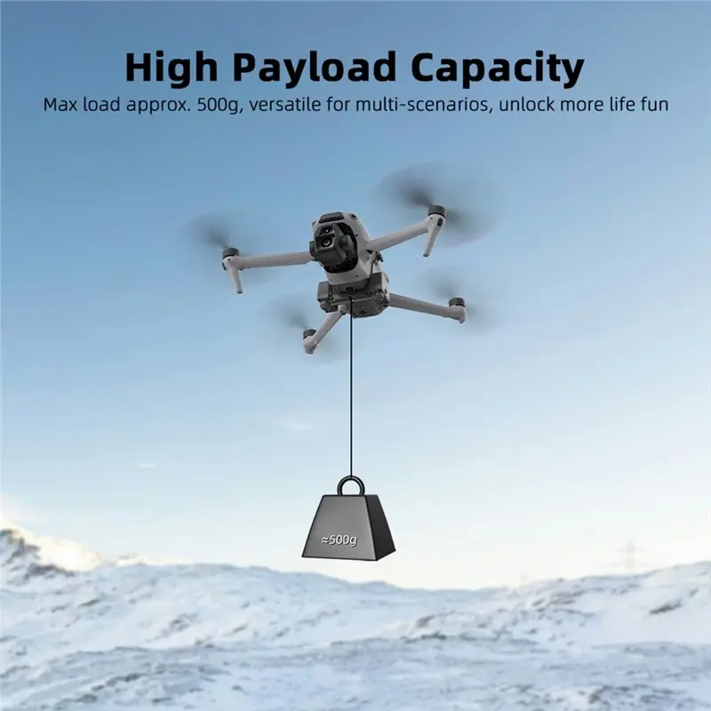 Airdrop System for AIR 3/3S Drone Fishing Bait Wedding Gift Deliver Thrower Payload Release Accessories