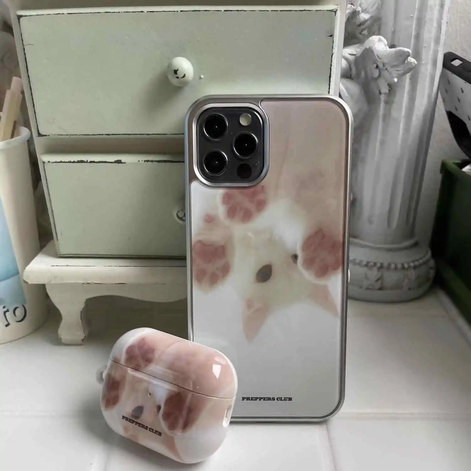 Ins Style Korean New Cute Soft Cat Claw Phone Case For Samsung Galaxy S23 S24 S25 S26 PLUS ULTRA FE EDGE Resin Casting  Cover