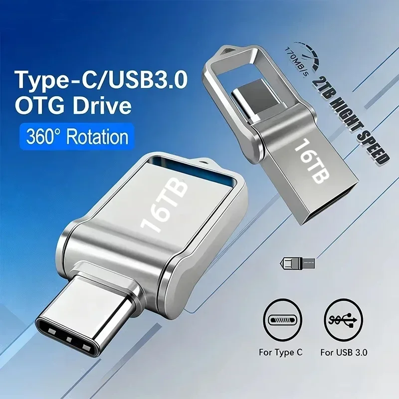 2026 Flash Drive Metal High-Speed Wireless Bluetooth Transmitter USB 16TB 2TB Car Stereo Music Audio Receiver Bluetooth Adapter