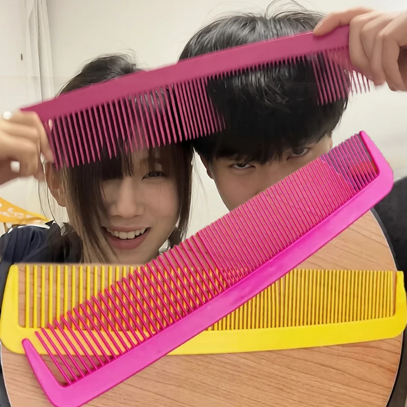 Dense-tooth Comb Fun Performances Props Daily Hair Combing Massage Combs Hair Styling Detangler Fast Blow Drying Detangling Tool