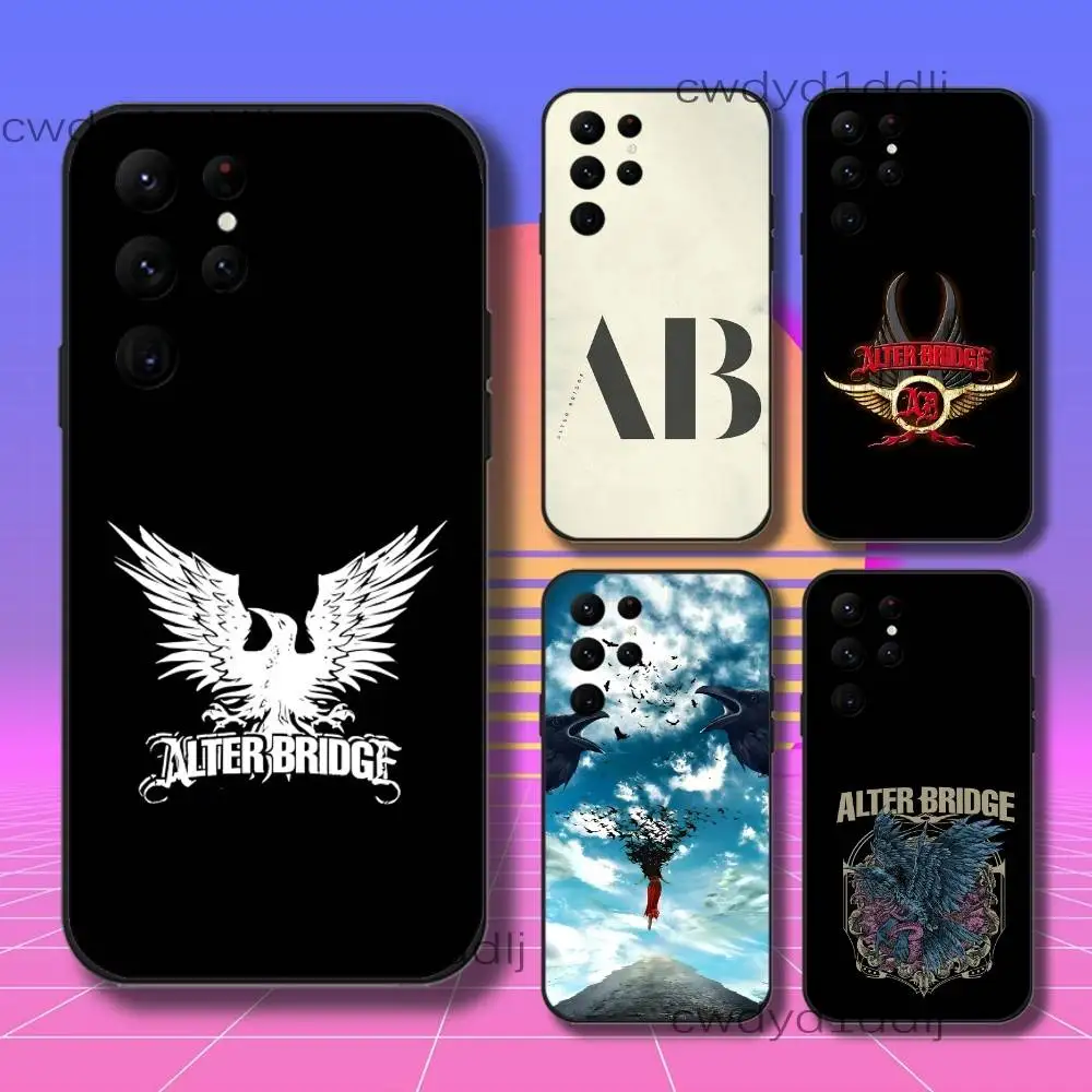 Band A-Alter Bridge Album Phone Case For Samsung S10,S21,FE,S21 ,S26,S25,S24,S23,Ultra,S9,S22,Plus Black Shockproof Silicone Sof
