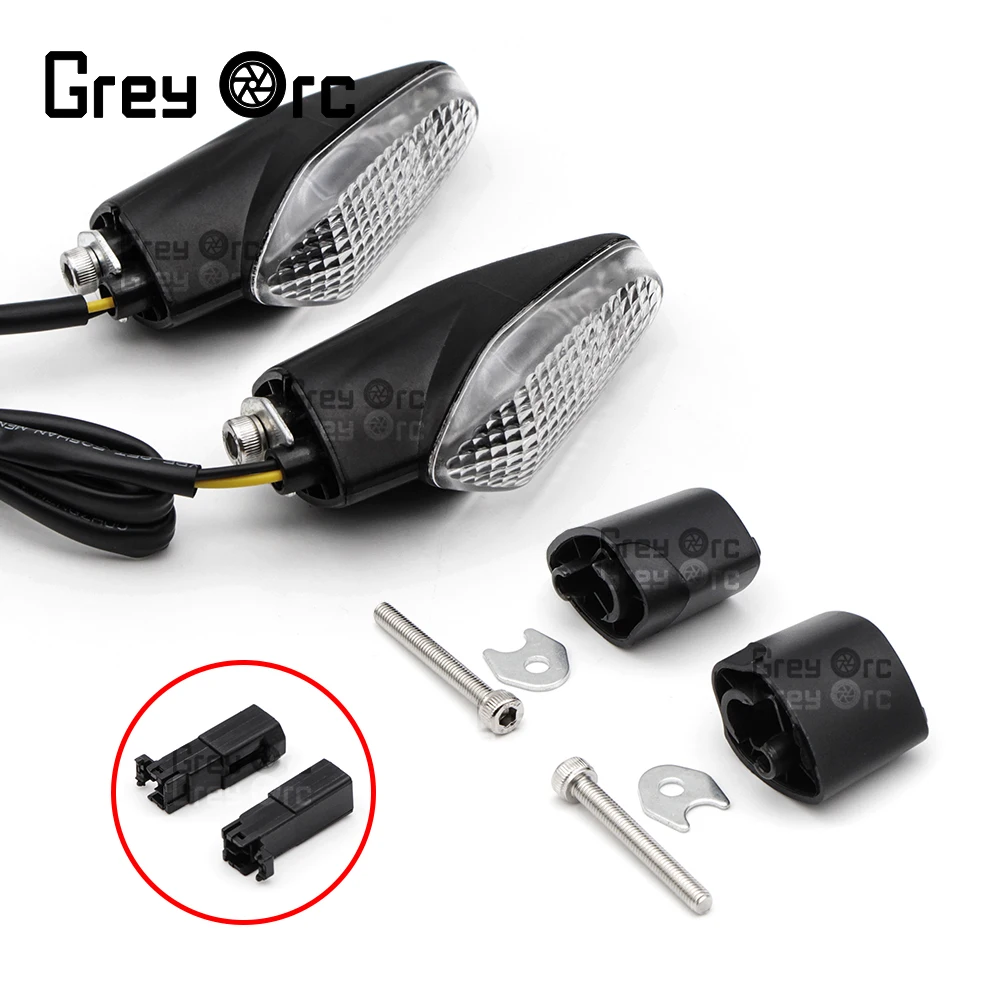 

12V Motorcycle LED Turn Signal Indicators Amber Blinker Lights Long-lasting Lights For DUCATI Monster 1100 EVO 2009-2014 695 796