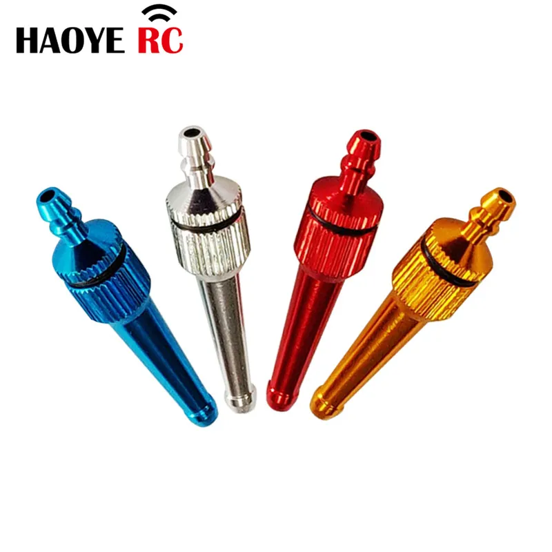 HY 1 Pc Alu Straight Fuel Plug Gas Glow Dot Alloy Fuel Nozzle Oil Filter Fuel Nozzle With Filter Screen For Fuel Tank Accessorie