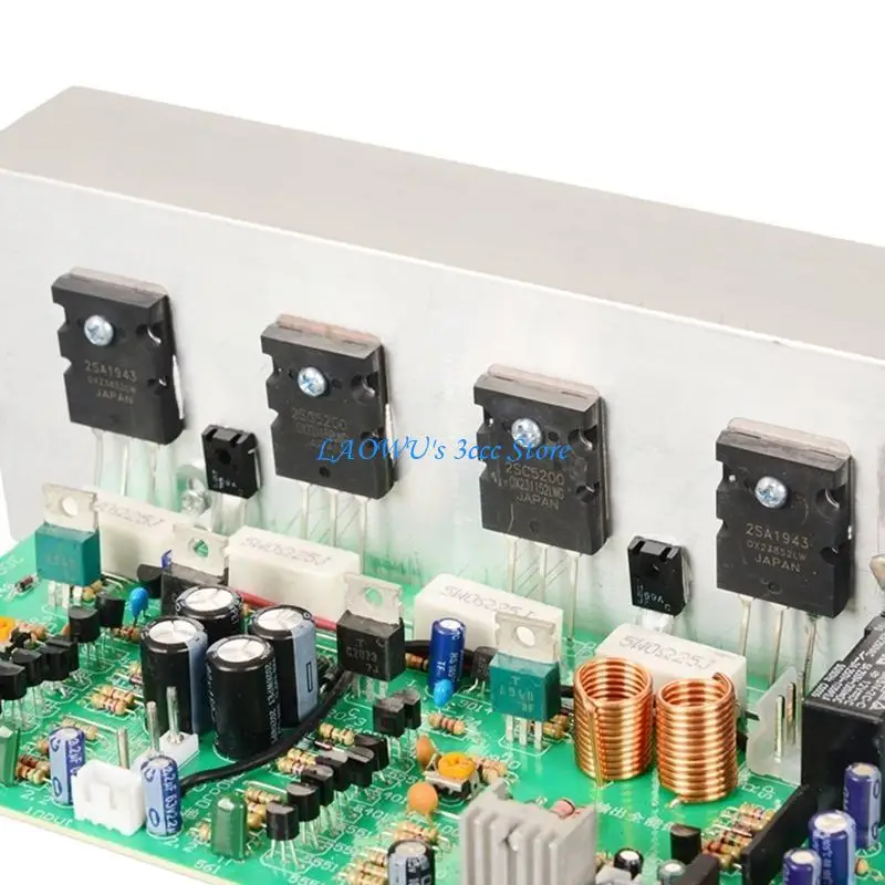 Y8AD PMX-300W Power Amplifier Module Board 2-Channel 2SA1943/2SC5200 Double 24-35Volt