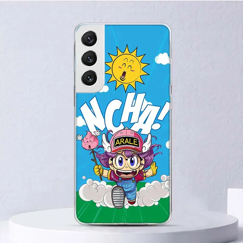 Dr Slump Arale Anime Soft Case For Samsung Galaxy S24 S23 S22 S21 Ultra S20 FE S10 Plus Phone Cover S9 S8 + S10E Funda Coque