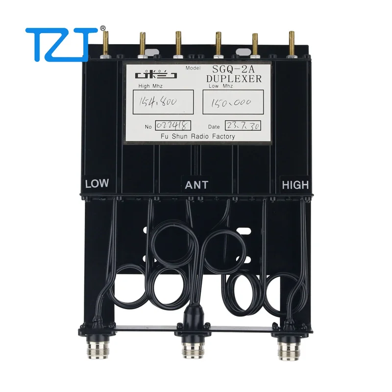 TZT 30W VHF 136-180Mhz/30W UHF 380-520Mhz 6 Cavity Duplexer VHF Repeater Duplexer for Radio Communication Radio Repeater