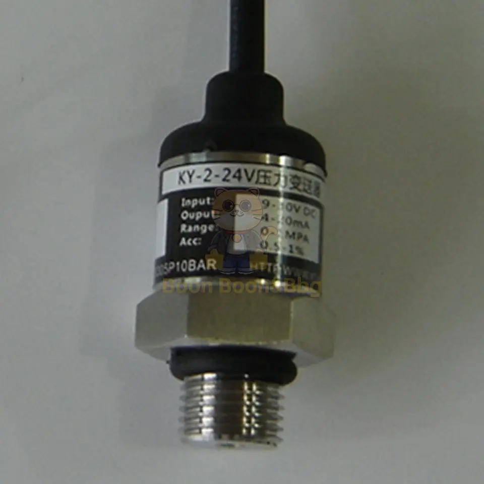 Stain Less Ste El Lead 4-20mA Pres Sure Sensor 0-1MPa Pr Essure Transmitter Wit H a Range of 10Bar