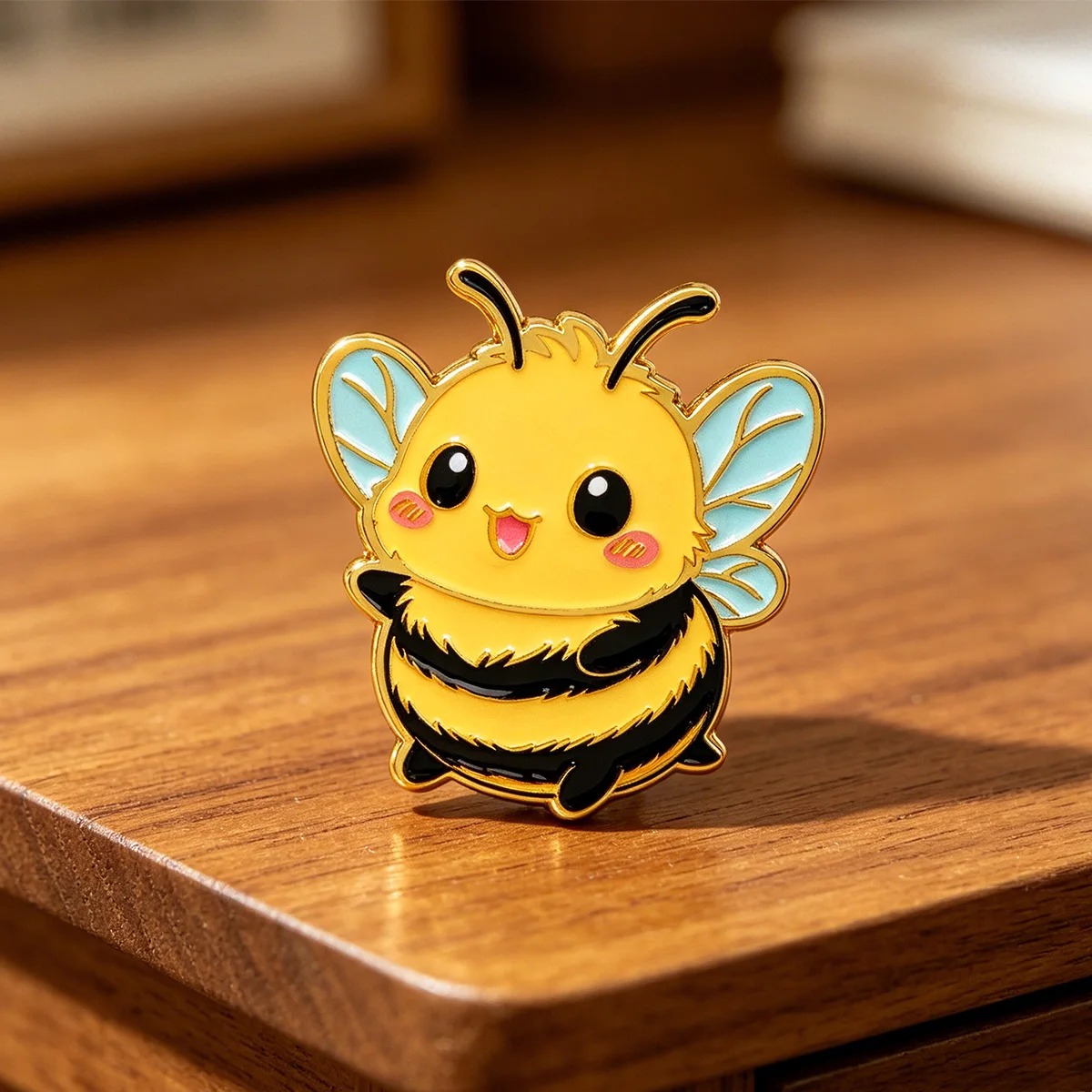 Cartoon Insects Enamel Pin Cute Bee Brooch Pines Lapel Pins Badge on Backpack Clothing Accessories Fashion Jewelry Friends Gifts view 4