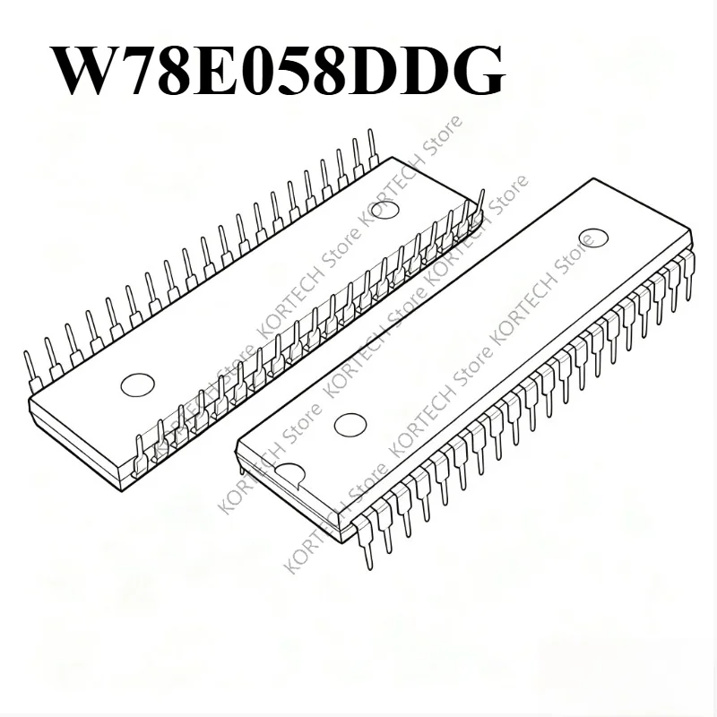 10/PCS LOT  Brand new original  W78E058DDG W78E058 DIP-40 NEW