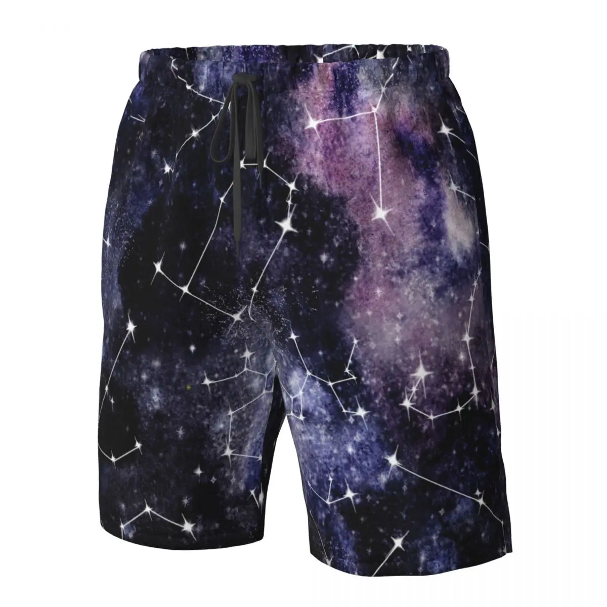 Men's Swimming Shorts Watercolour Cosmic Pattern Trunks Beach Wear