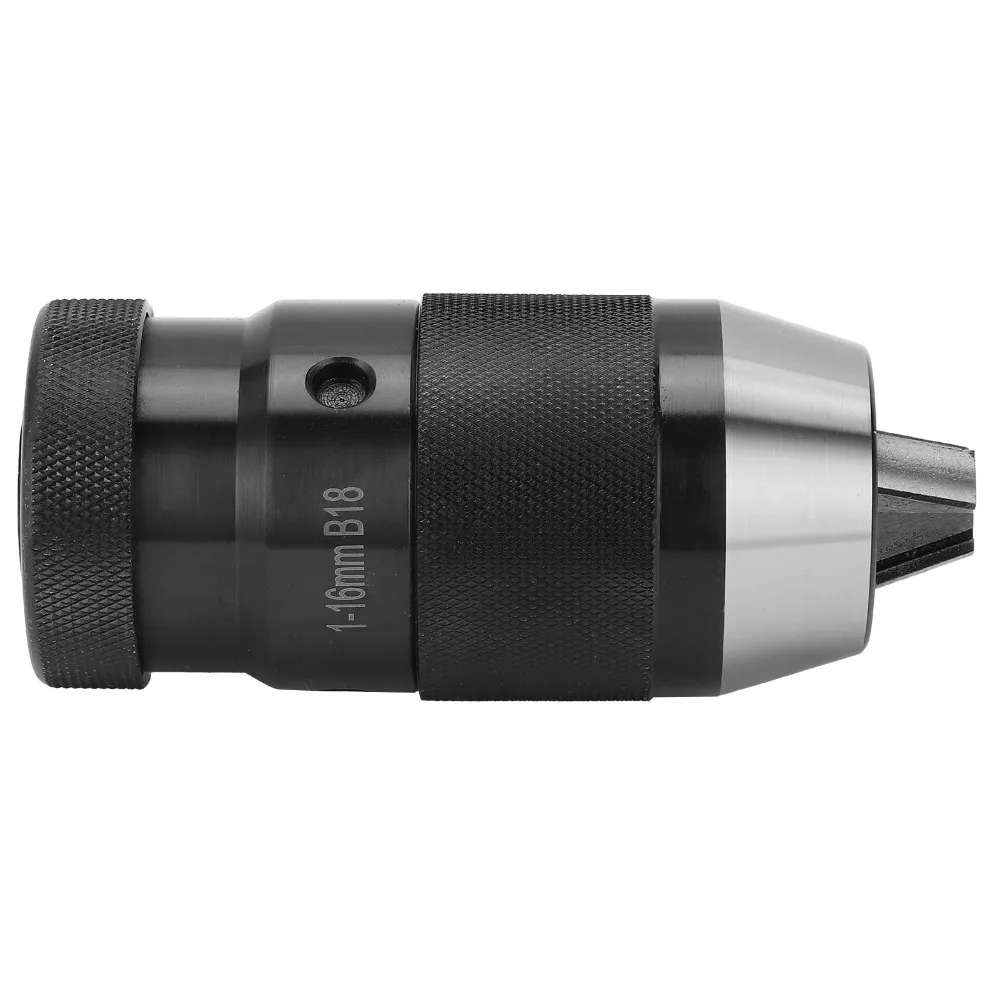 Keyless Design Self Tightening Drill Chuck 1‑16mm Clamping Range Self Tightening Mechanism Keyless Drill Chuck