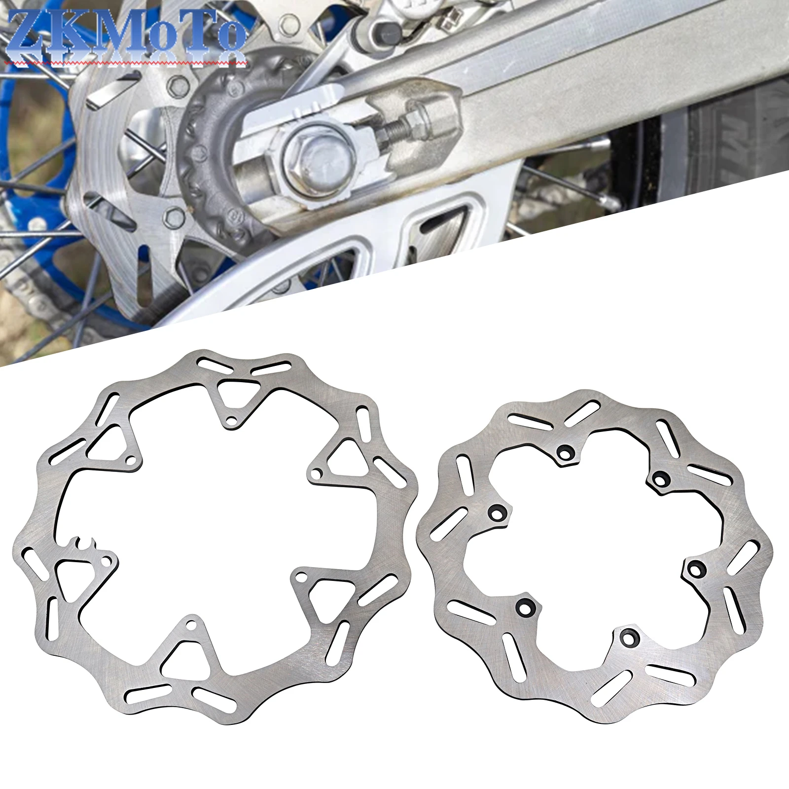 Motorcycle 220mm 260mm Front and Rear Brake Discs For KTM XC XCF XCW SX SXF EXC EXCF TPI Six Days 125-500CC 1994-2022 2023 2024