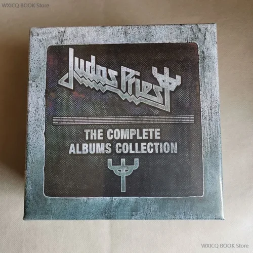 Imagen 1 del producto Heavy Metal Judas Priest música CD colección completa de álbumes 19 Uds registro de música Cosplay Walkman coche fiesta trelas sonoras caja