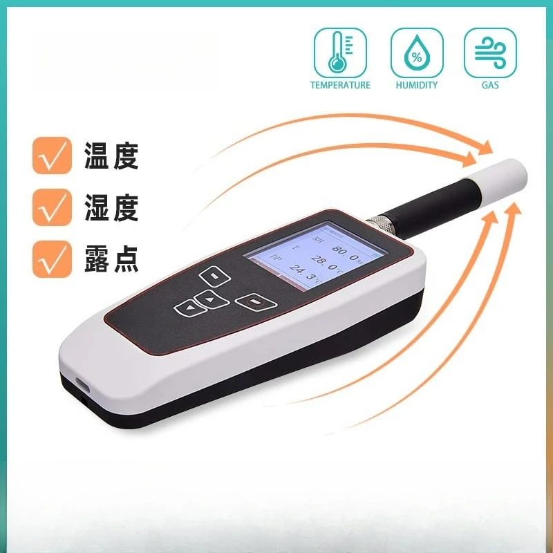 Temperature and humidity handheld, high-precision digital display, temperature and humidity measuring instrument