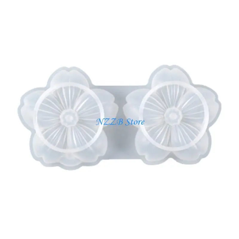 

T21F Crown Flowers Patch Mold Plaster Mold Silicone Pendant Decor Mold