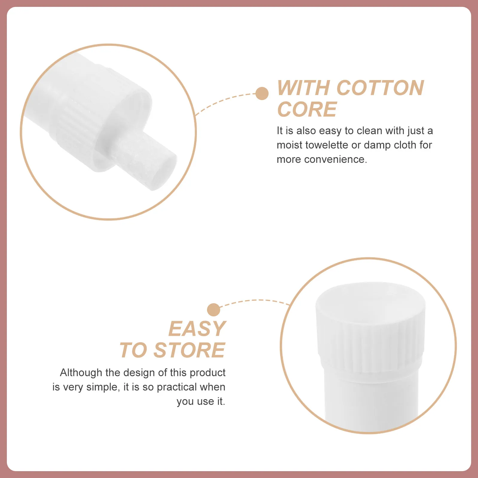 10Pcs Scent Inhaler Stick Essential Oil Nasal Inhaler Tube Aromatherapy Portable Fragrance Delivery Tool for Daily Use Travel