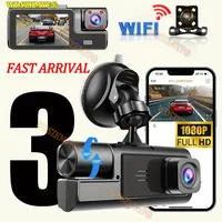 2/3 Channel Dash Cam for Cars Camera WIFI Car DVR 1080P Video Recorder Front inside Rear View Camera Black Box Car Assecories