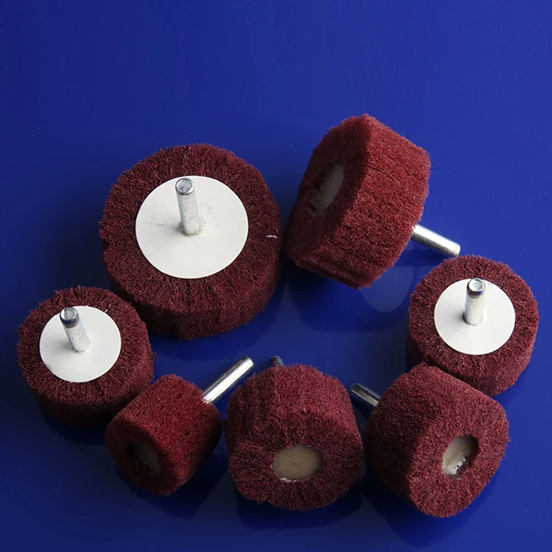 30/40/50/60 Mm 120/240 Mesh Schurende Doek Slijpen Hoofd Rvs Polijsten Wiel Schuurmiddelen 6Mm handvat