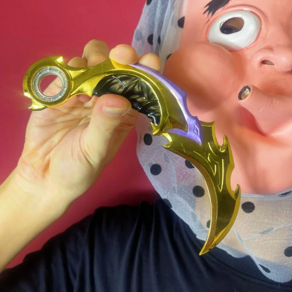 6.6inch Valorant Katana Ninja Knife Blade Metal Anime Cosplay Prop Sword Real Size Japanese Katana Original Samurai Sabre Toy