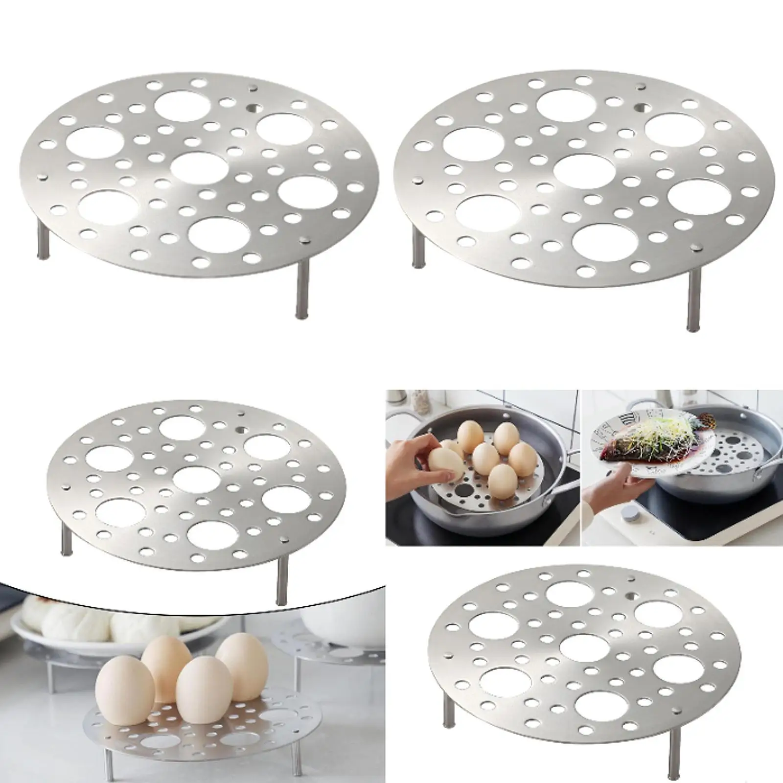 

Подставка для пароварки из нержавеющей стали, вставка для пароварки, многофункциональная, практичная, простая в использовании