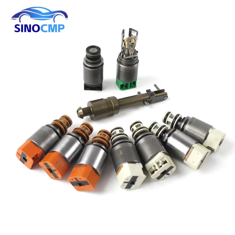 8HP45 8HP45X 8HP70 8HP75X 8HP90 1Set Transmission Solenoid Valve Kit For BMW 8 Speed Mechatronics High Quality Parts