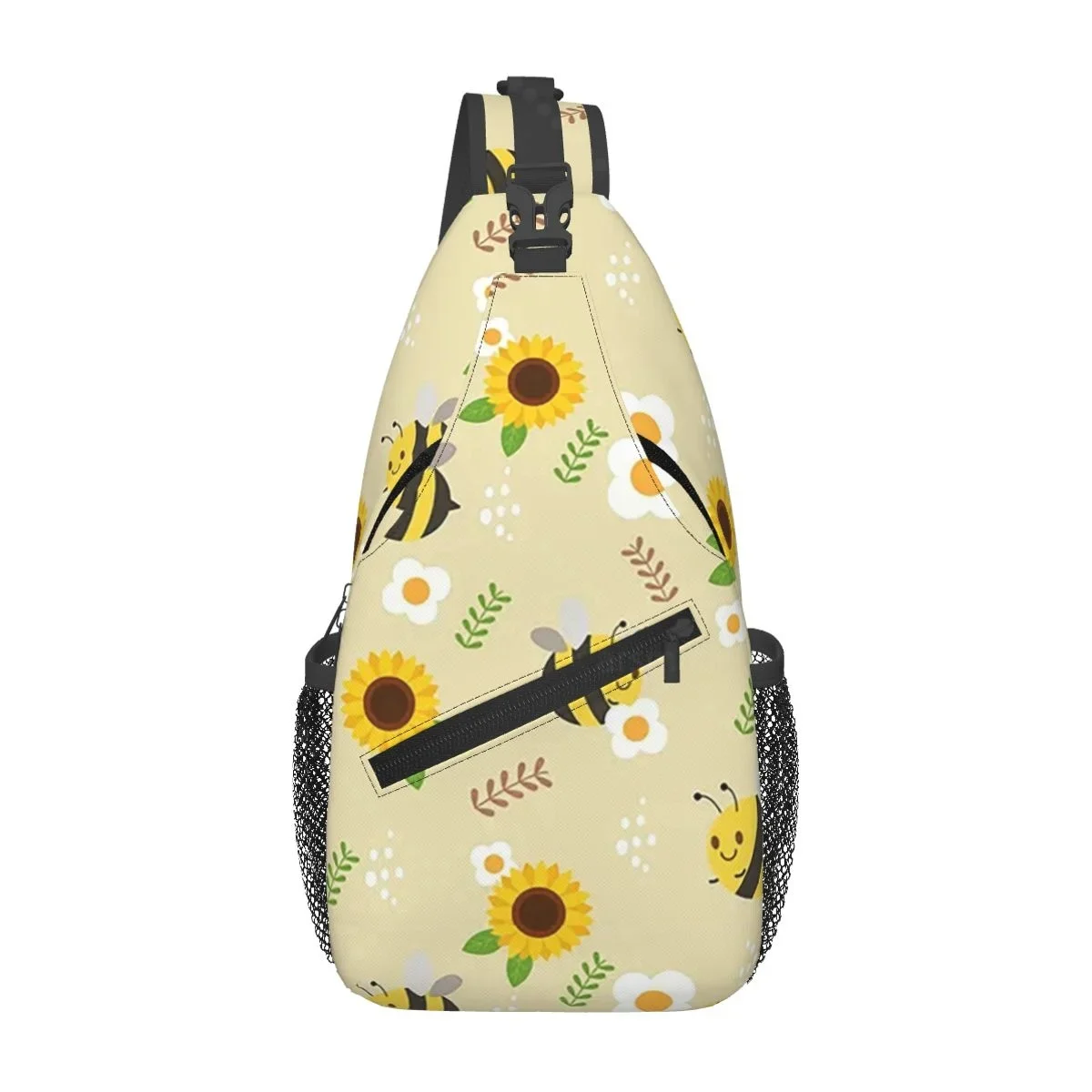 

Honey Sling Bag Travel Crossbody Backpack Chest Bags Lightweight Casual Shoulder Daypack for Sport Hiking