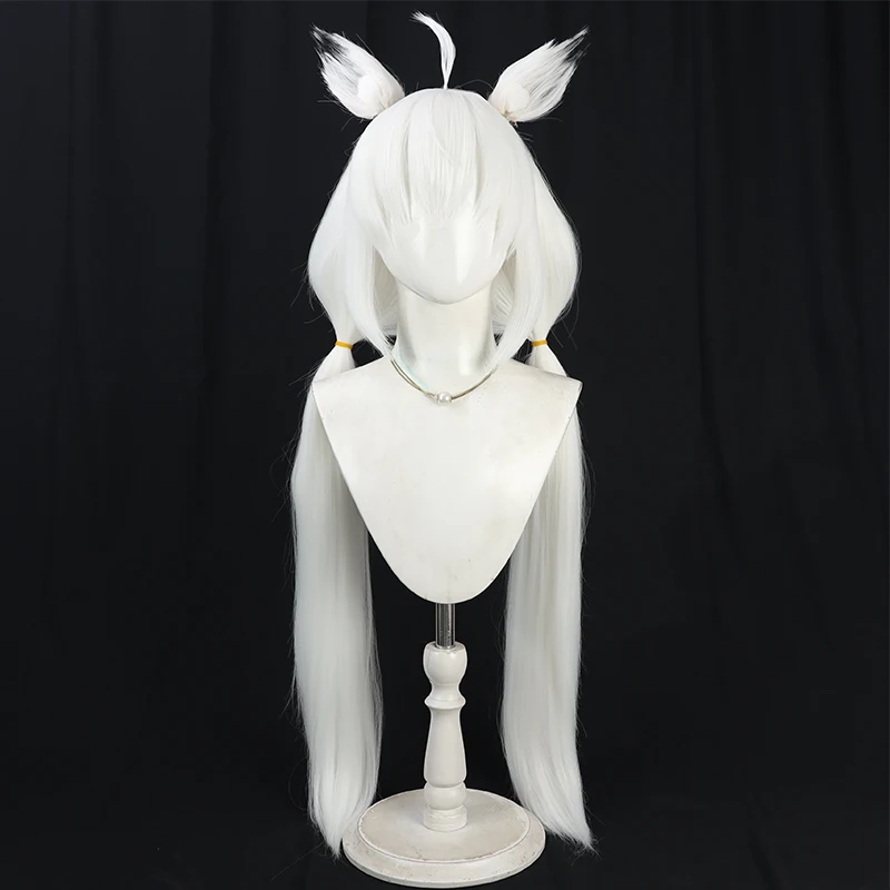 วิกคอสเพลย์ชิราคามิ ฟูบุกิ อนิเมะ วีทัวร์เบอร์ ขนาด 100 ซม. สำหรับงานปาร์ตี้ฮาโลวีน วิกผมใยสังเคราะห์ทนความร้อน + หมวกวิก