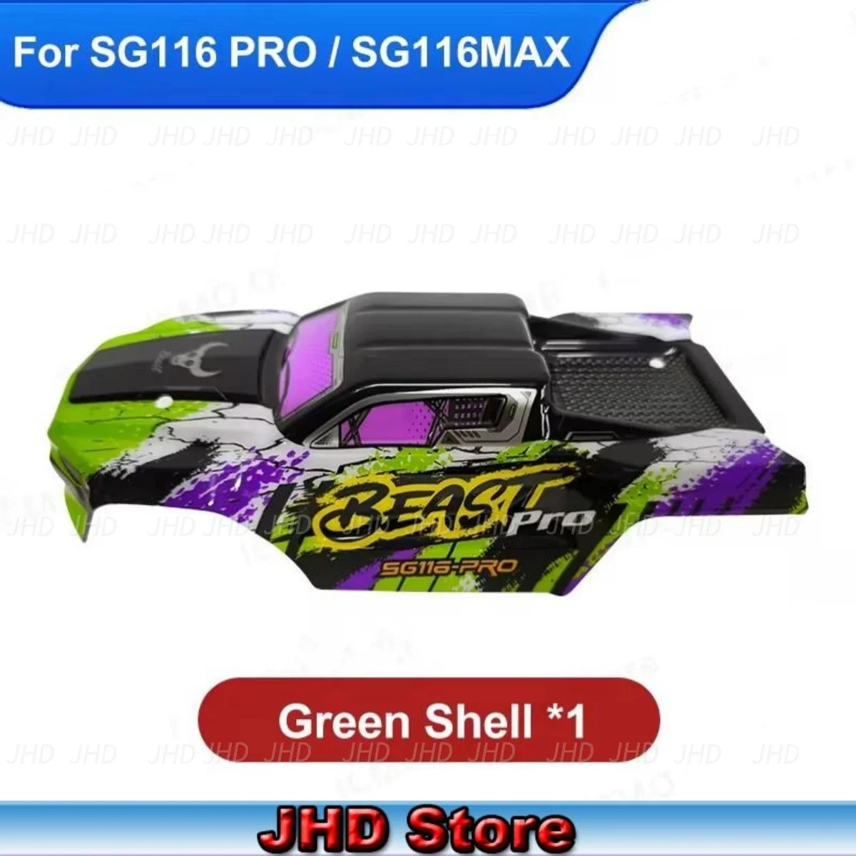 JHD SG116 MAX Batteries Car Shell RC Car Body Shell Accessories
