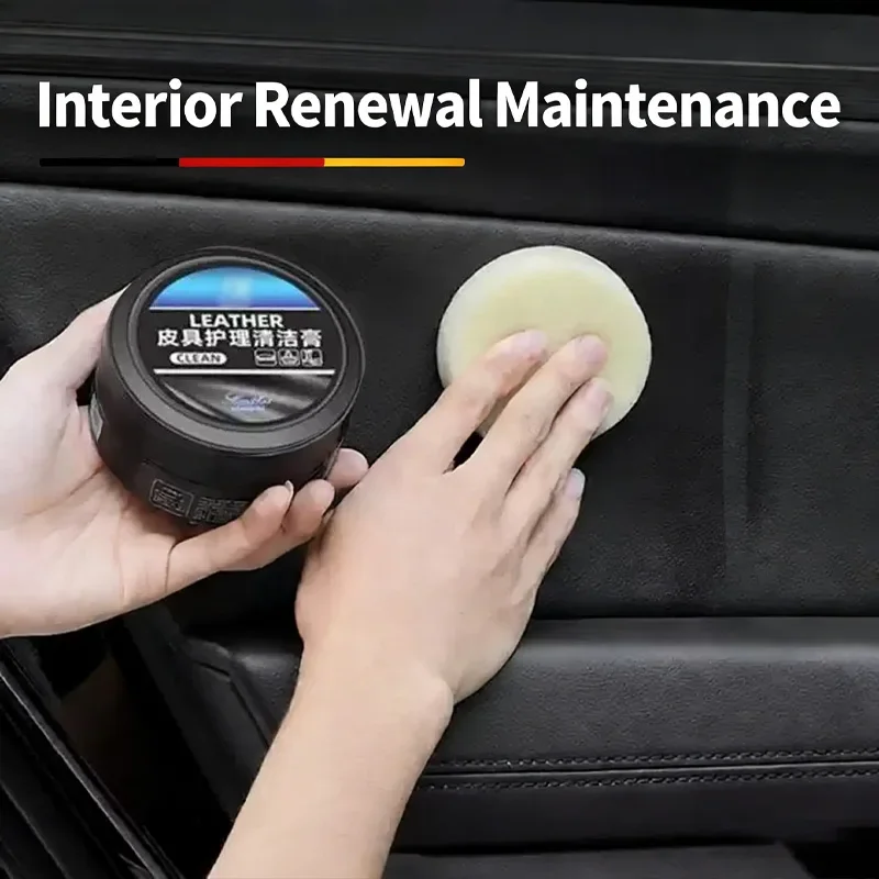 Car interior maintenance wax, genuine leather seat leather care cream, nourishing agent, refurbishing and polishing special