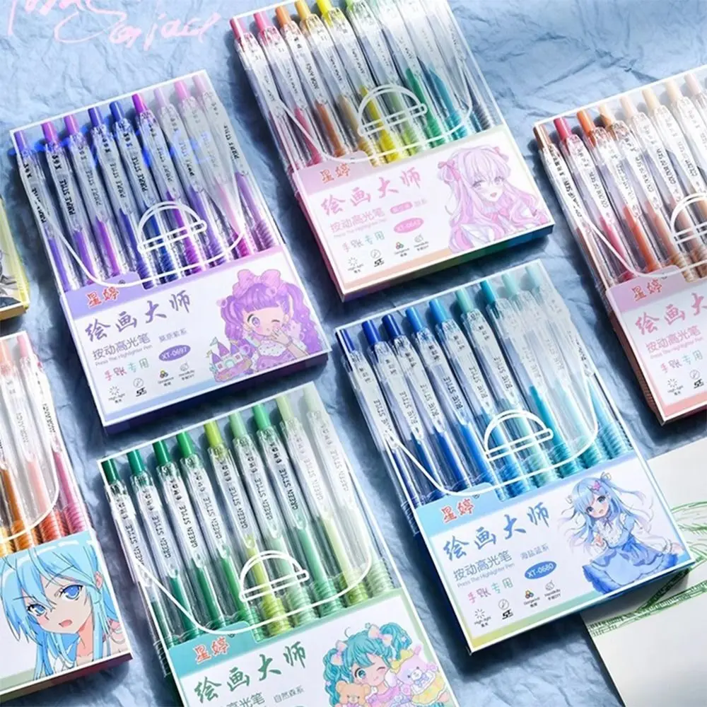 High Quality 81 Colors Color Gel Pen Multicolor DIY Scrapbook Painting Color Drawing Doodling Pen Writing Tools Students