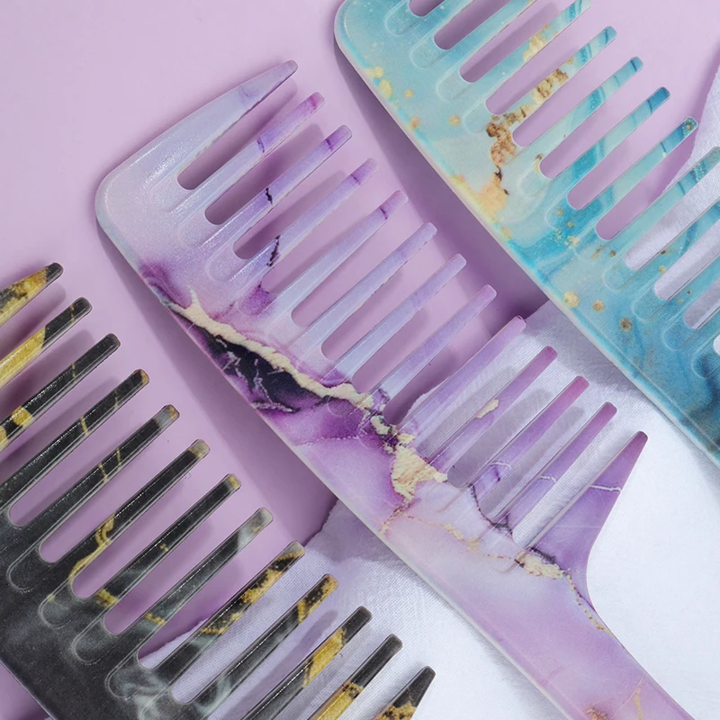 1pcs Extra Large Wide Tooth Co - Detangling Wide Comb 评论和价格