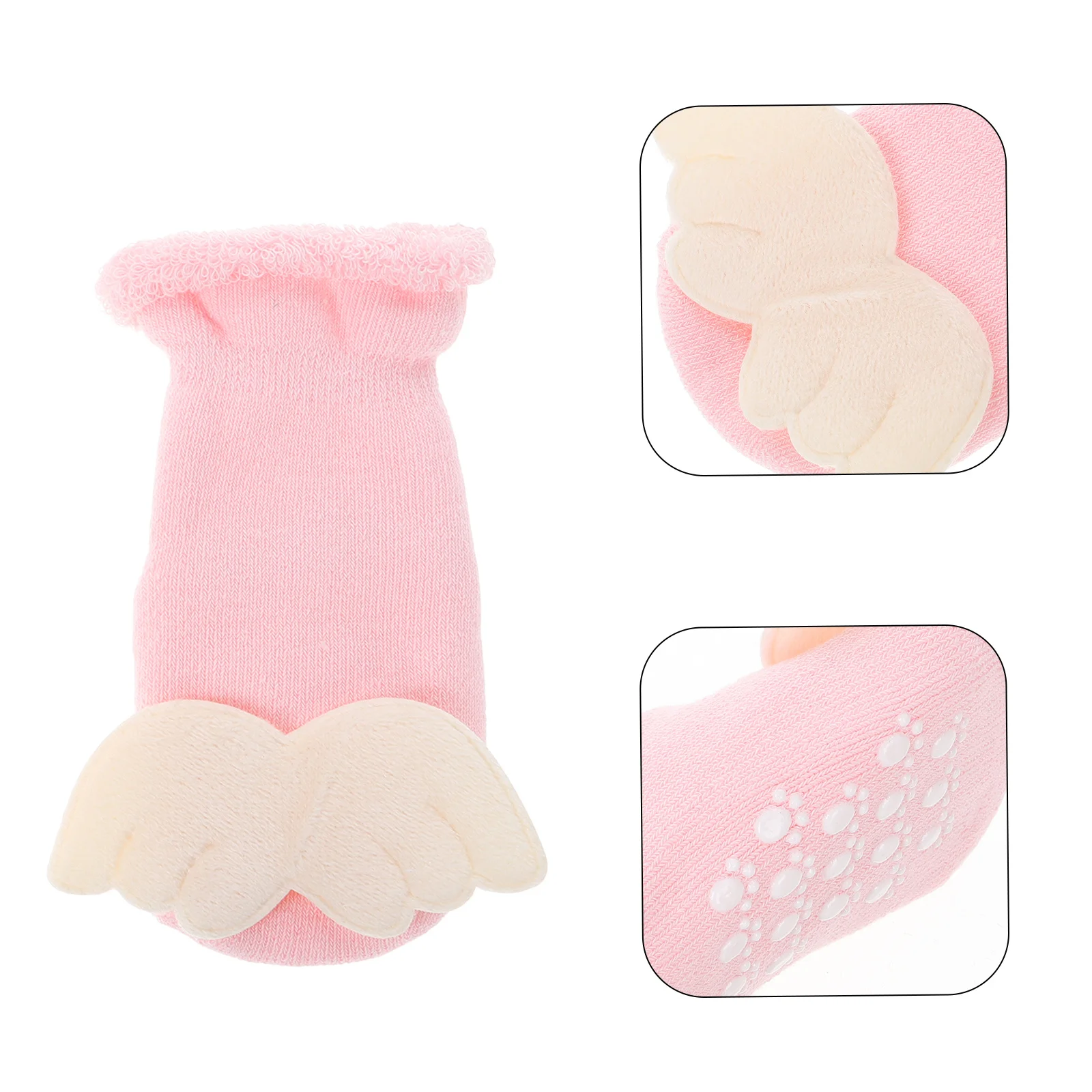 Thickened Newborn Baby Socks Mid Calf Warm Autumn Winter Soft Anti Slip Socks Pink Sock Shoes Sock Shoes Toddler