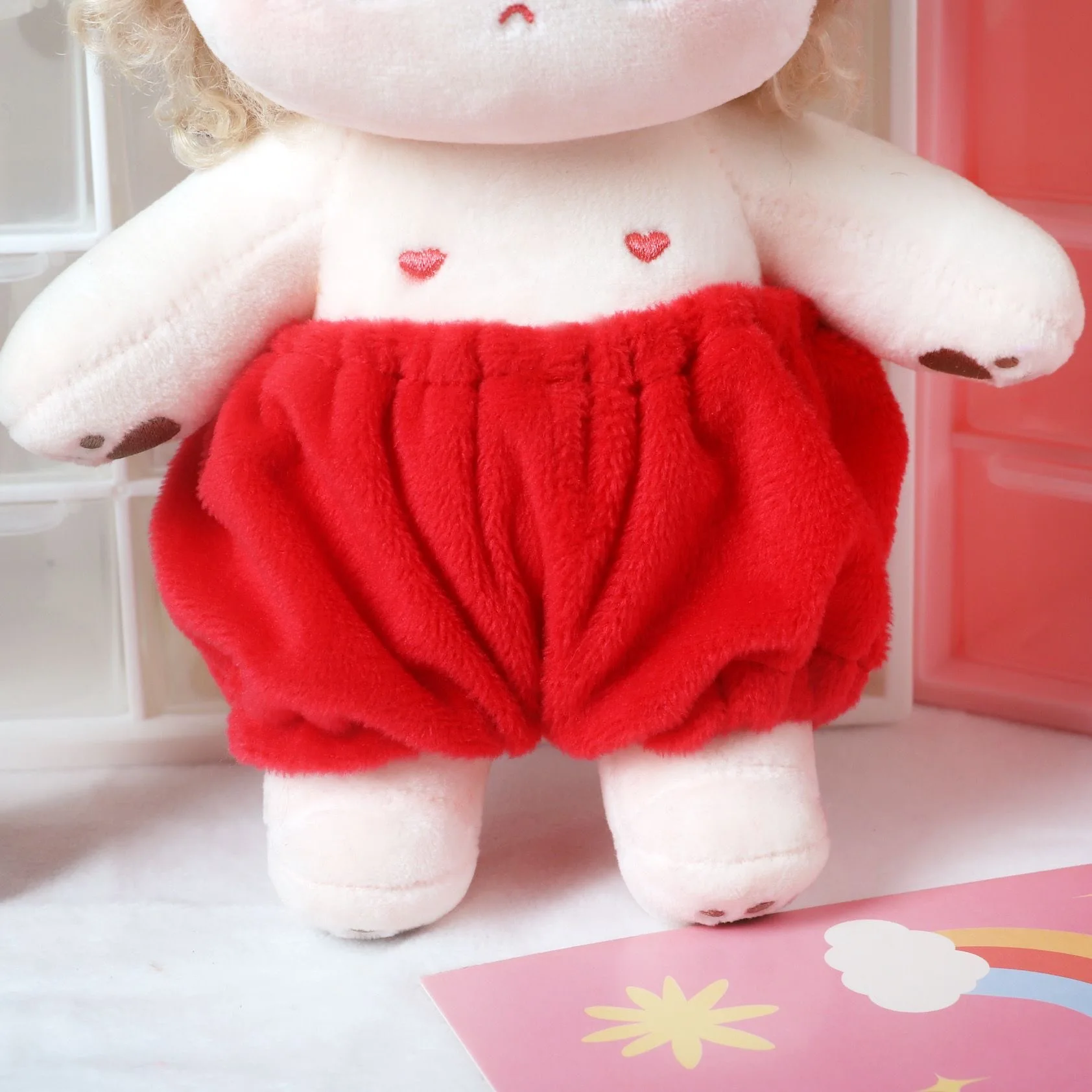 20 سنتيمتر ملابس دمى القطن (السراويل الداخلية) السراويل اليقطين السراويل مكافحة تسرب الأسهم دمية الملابس الداخلية ملابس دمى