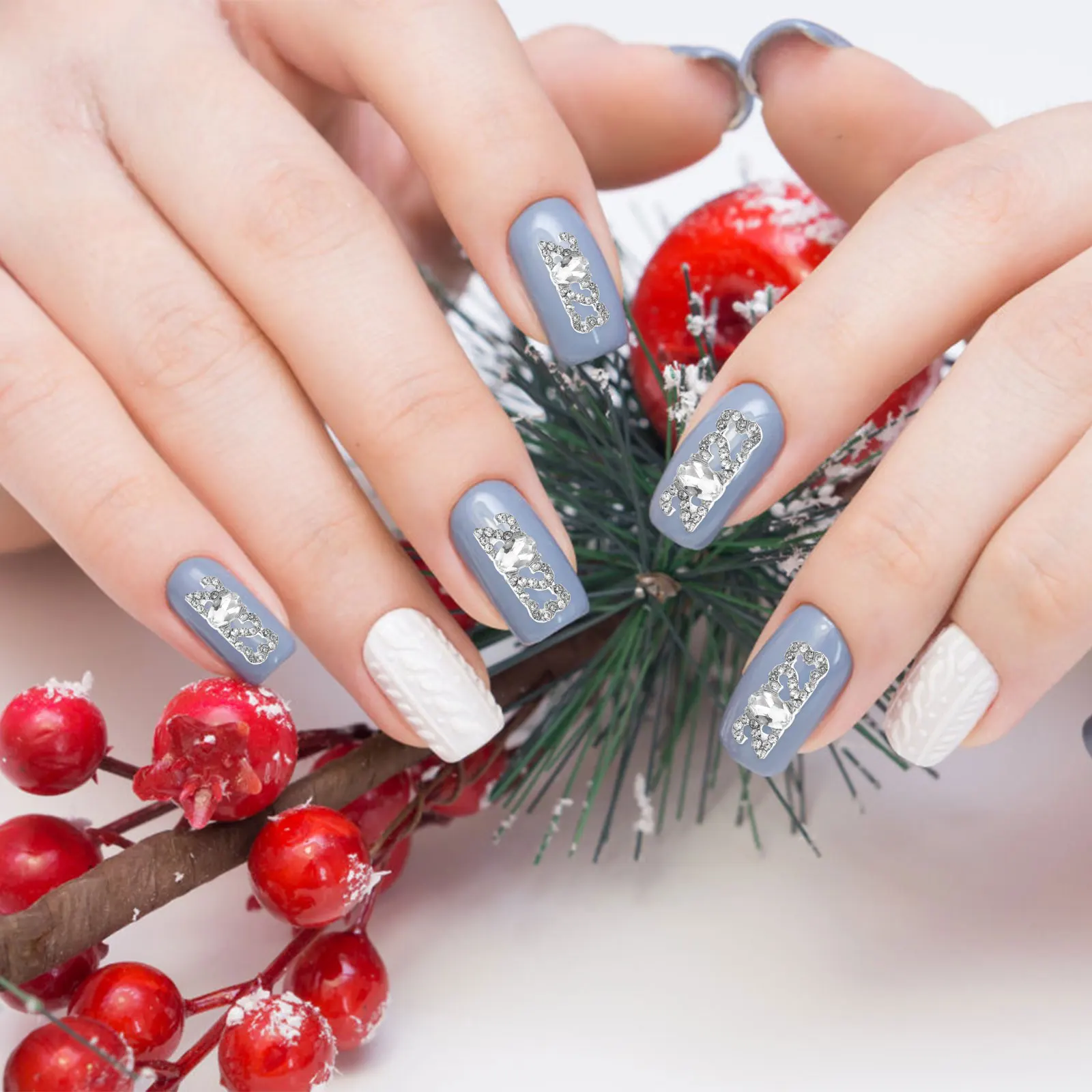 

10 Pcs Nail Diamond Decorations Ornaments Gems Jewels and Accessories Number Charms Small Primer