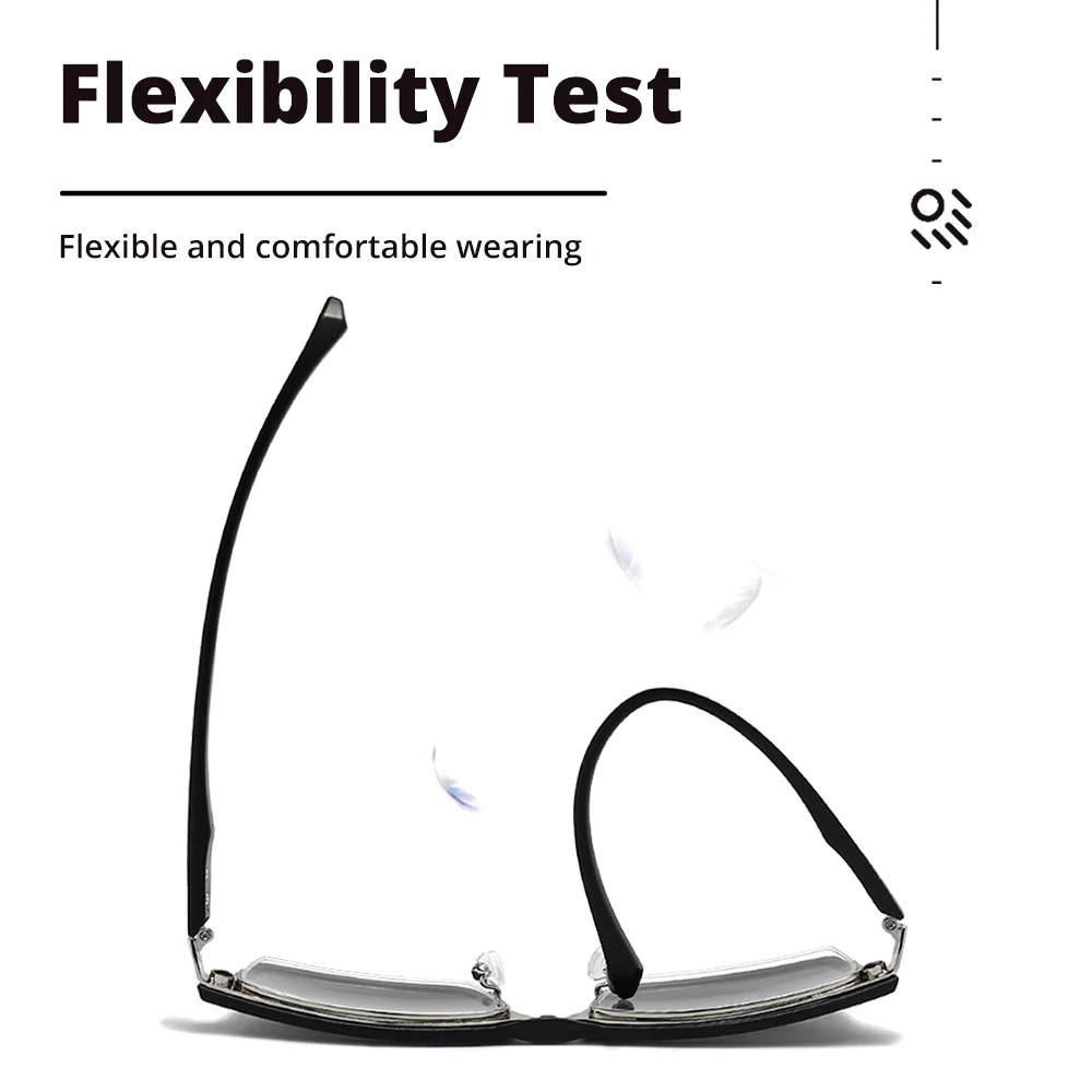 Gafas de sol rectangulares 5 en 1 con imán para hombre, gafas polarizadas con Clip para hombre, montura de medio Metal, gafas ópticas para miopía con 0 dioptrías