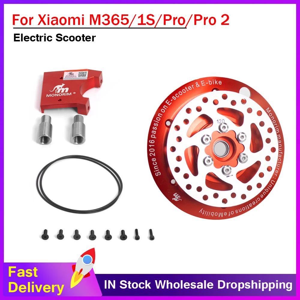 

Monorim MD FB Specially Front Motor Deck Disc for Xiaomi M365/1s/Mi3/Es/Pro/Pro2 Motor Upgraded E-Scooter 120mm Brake Disk Parts