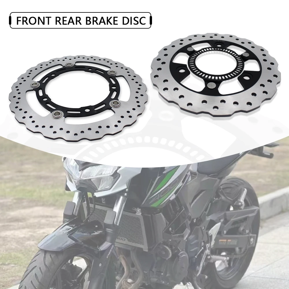 

Motorcycle Front Rear Brake Disc Rotor For Kawasaki Ninja 400 EX 400 ABS 2017 2021 Z400 Ninja400 EX400 ABS KRT 2018 2021 Z 400