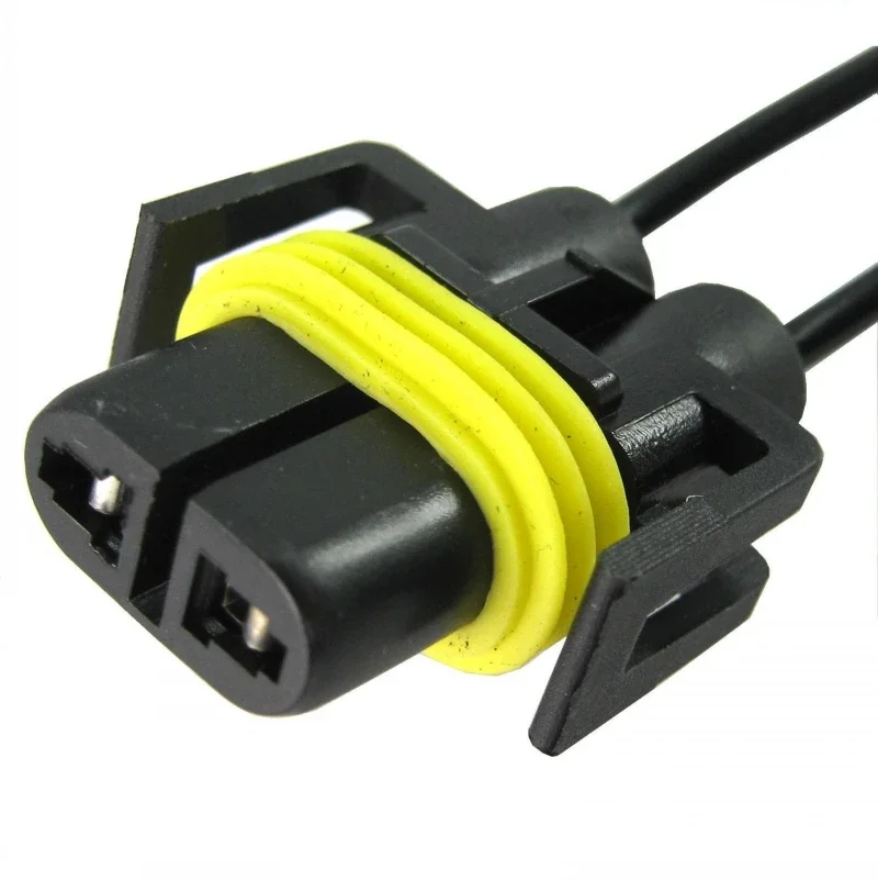 Set of 2 - H11 (or H8/880/881) to PSX24W 5202 (H16) Wiring Pigtail Conversion Harness Connector Wire Adapter Socket Plug Cable