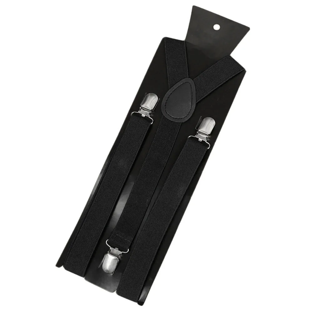 

Elasticated Suspenders New Fashion Men Women Clip on Suspenders Elastic Y-Shape Back Formal Unisex Braces