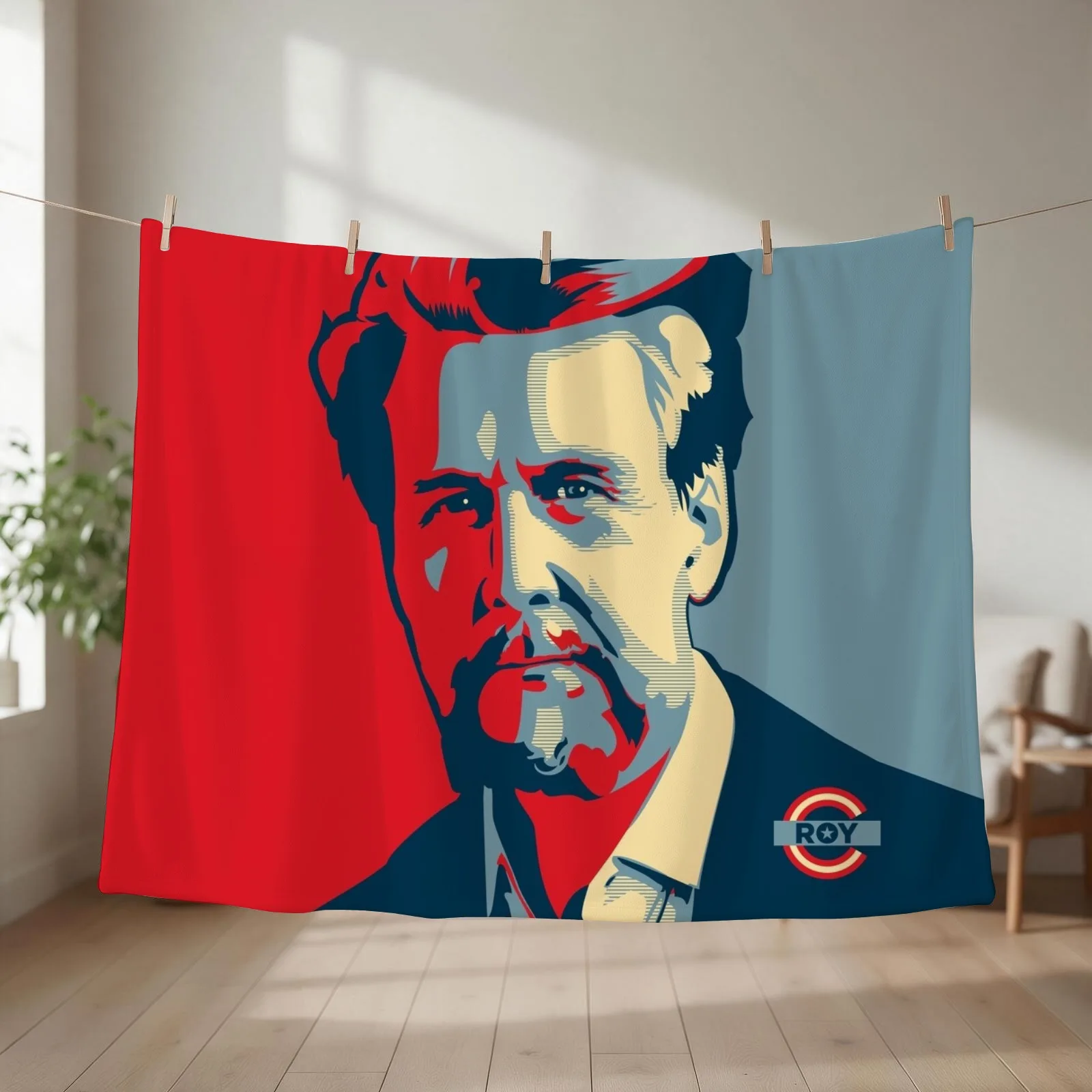 Connor Roy - HOPE Throw Blanket couch cozy soft plush fuzzy picnic outdoor blanket