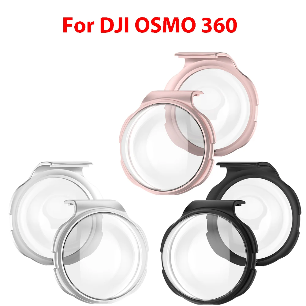 

For DJI OSMO 360 Camera 2PCS Lens Protectors Full Coverage Shockproof Lens Guard Camera Accessories