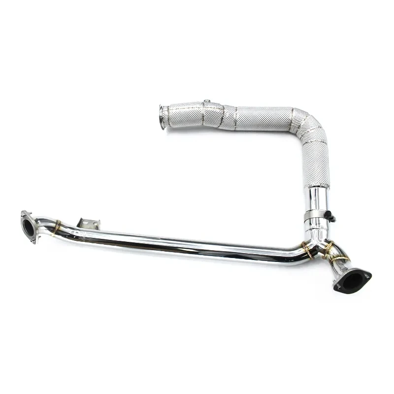 Seller discount price exhaust pipe Porsche 718 2.0T 2.5T with heat insulated  downpipe