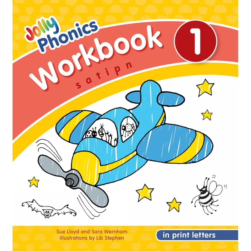 

Рабочая тетрадь Jolly Phonics с 1 принтом букв, американское английское издание Sue LloydSara Wernham Jolly Learning Ltd 9781844146758 Книга