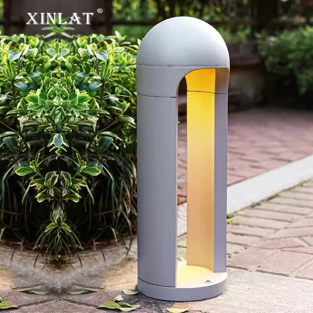 

Outdoor Simple Atmosphere Lawn Lamp Chinese European Outdoor Garden Villa led Landscape Courtyard Pillar Light Park Street Lamps